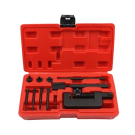 Chain Breaker Tool Kit,Chain Riveting Repair Tool with Carrying Case For ATV Bicycle Motorcycle Cam and 25 to 630 Chains