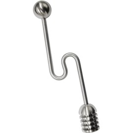 304 Stainless Steel Honey Dipper, Curved Handle Spoon for Tea and Coffee