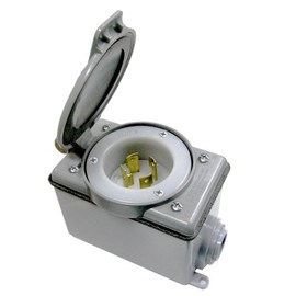 Leviton 37830-KIT 30 Amp Generator Power Cord Inlet Kit