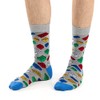 Good Luck Sock Men's Building Blocks Socks, Adult, Shoe Size