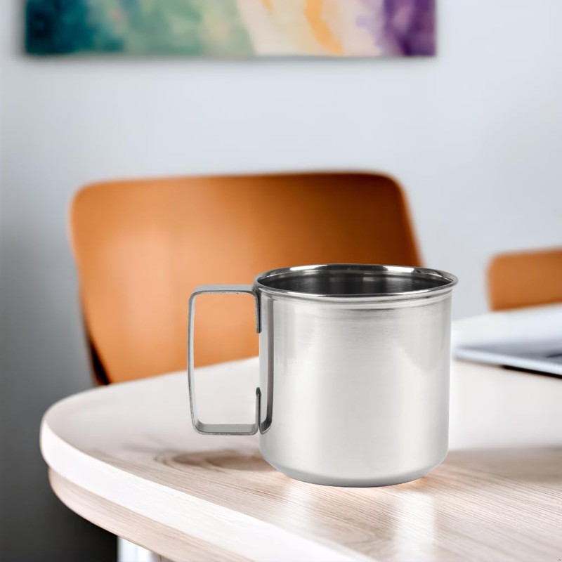 Lindy's metal drinking cup, 12 ounce, silver