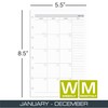 2026 TUL® Discbound Weekly/Monthly Planner Refill Pages, Junior Size, January