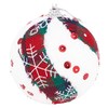 Christmas Concepts® Pack Of 6 Tartan Design Christmas Baubles -