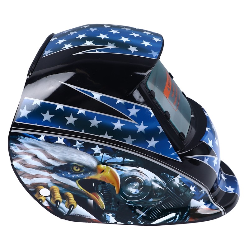 Auto Darkening Welding Helmet Large View Solar Powered Wide Shade