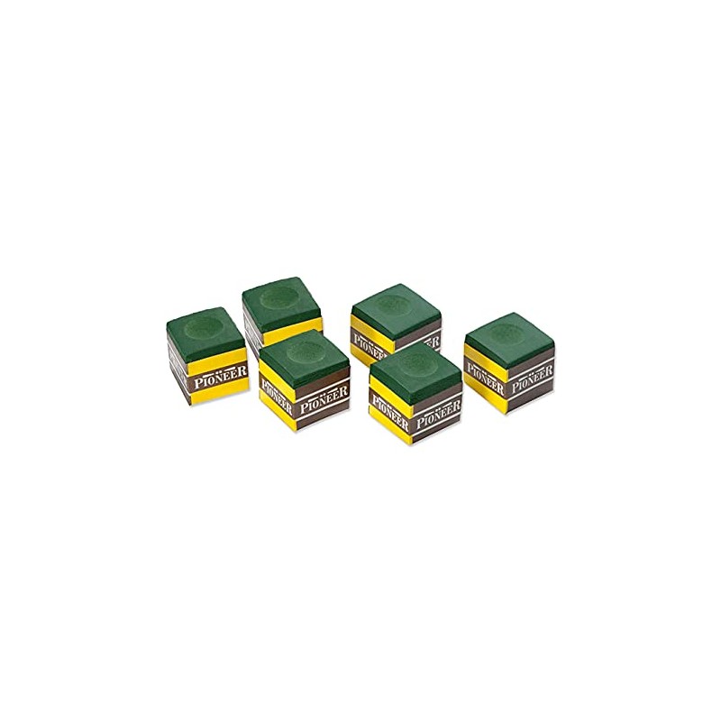 Formula Sports Pioneer Snooker Pool Billiards Cue Chalk, 12 Pieces