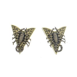HHH Designs Scorpion Collar Tips - Western Collar Tip - Dress Shirt Collar Stays - Collar Stays for Men & Women
