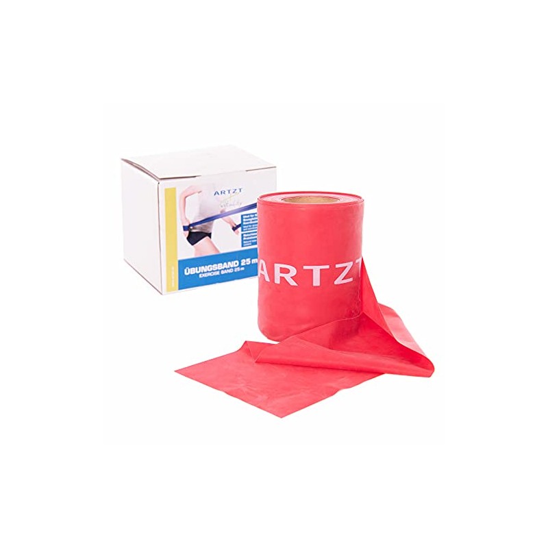 ARTZT vitality Fitness Band Exercise Band 25 m Red Medium
