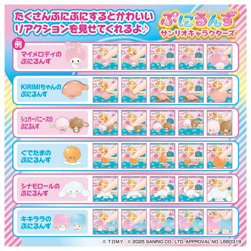 Takara Tomy Punirunzu Sanrio Characters (Japan Toy Prize 2025 Digital