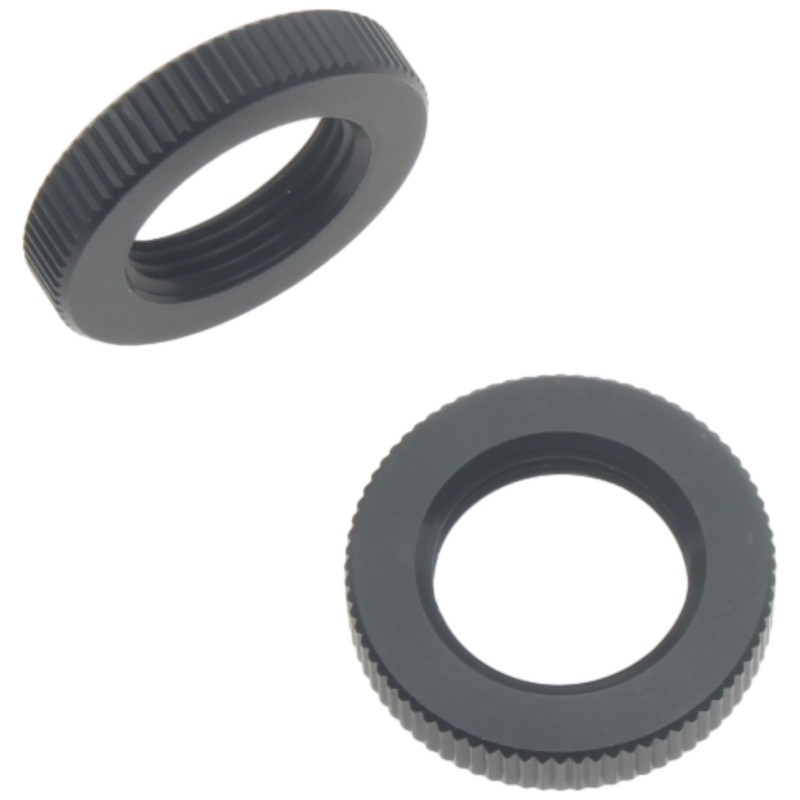 FDXGYH 4 Pcs 5/8"-27 Microphone Stand Nut Knurled Lock Nut
