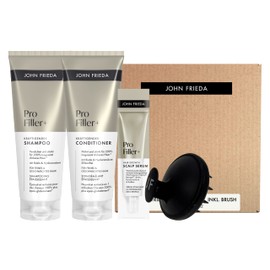 John Frieda PROfiller+ Value Set - Contents: Shampoo, 250 ml, Conditioner, 250 ml, Serum, 50 ml - For Fine, Thin Hair