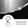 5pcs Stainless Steel Eye Slip Hook with Safety Latch Lifting