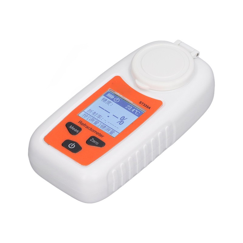 LCD Brix Digital Refractometer Non Slip Dust Proof Cover Digital
