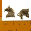 hobbyhub 100Pcs Eagle Head Shaped Charms,Alloy DIY Charms for Jewelry