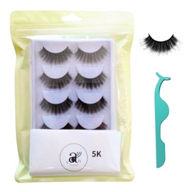 VanFROSTED False Eyelashes, Stage, Stage, Fitness Competition, Dance, Competition, Cheer, Long False, 3D Mink Volume, Large Eyelashes, Fluffy Eye Makeup, Eyelash, Cosplay, Fraud Makeup Set, Tweezers