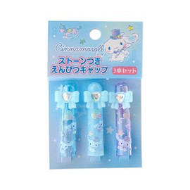 Sanrio 566098 Cinnamoroll Pencil Cap, Cinnamoroll, Cinnamoroll, 0.6 x 0.55 x 1.8 inches (1.5 x 1.4 x 4.5 cm), Kids Learning Stationery, Character 566098