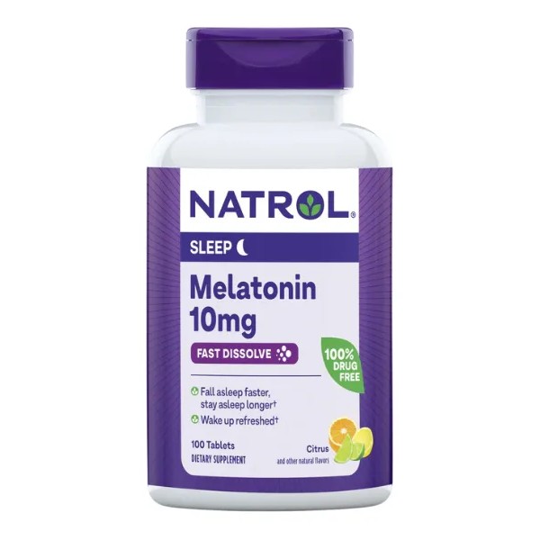 Natrol Melatonina 10 mg 100 tabletas de disolucin rpida sabor
