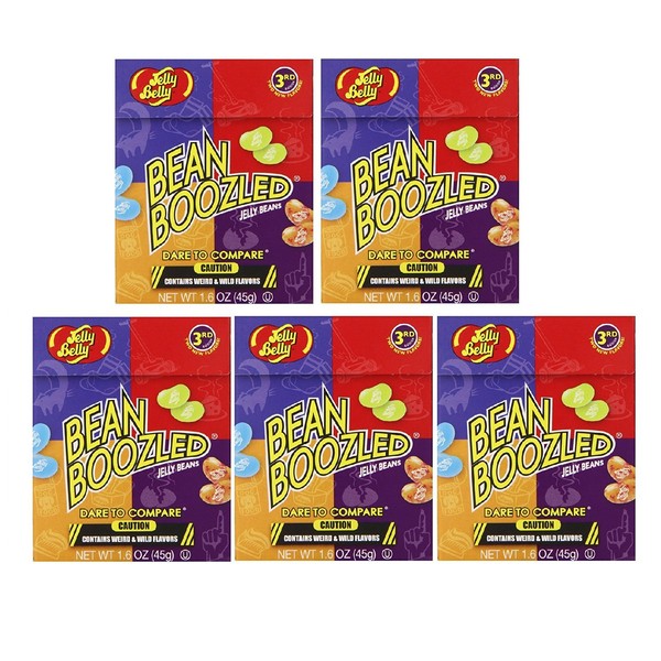Bean Boozled Jelly Belly Beans, 1.6 oz (Pack of 5)