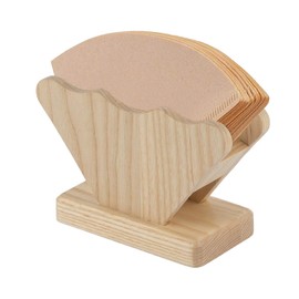 Bldrwer Coffee Filter Holder, Coffee Filter Holder, Filter Bag Holder, 1 Piece, Wooden Coffee Paper Filter Container, Universal in Home Kitchen, Filter Paper for Storage