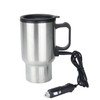 Glomora 12V Car Heating Cup, 300ml Stainless Steel Travel Electric
