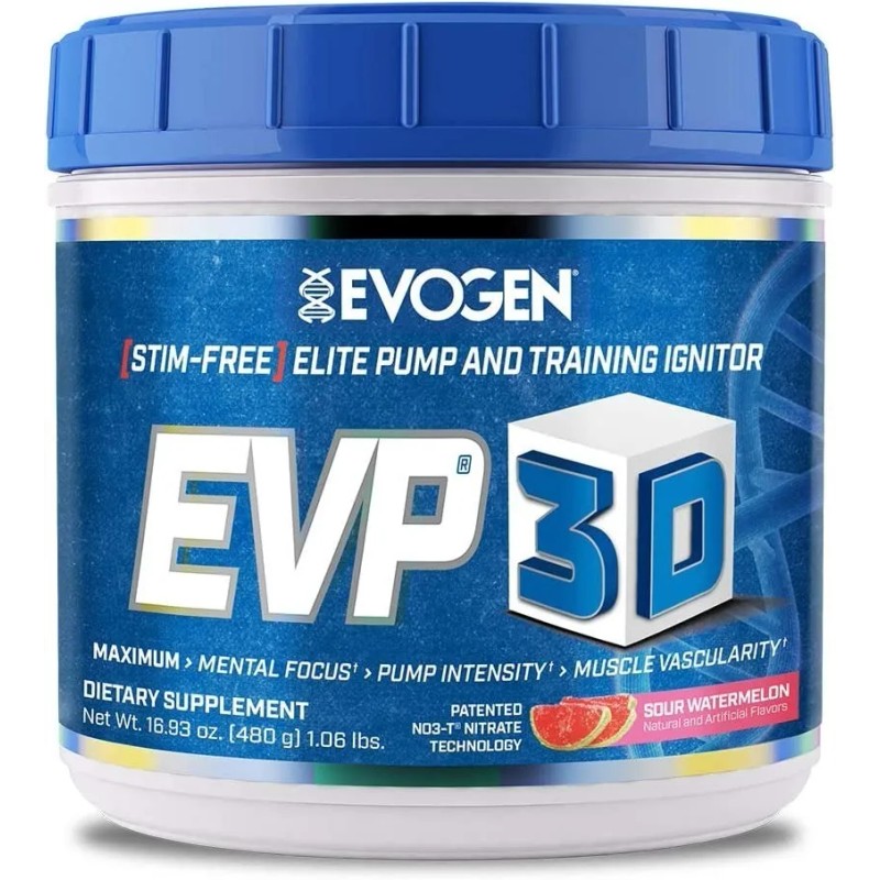 Evogen Evp 3D 40 Servicios Sabor Sour Watermelon