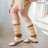 EMOTTOS Women's Ribbed Knit Leg Warmers 1 Pair, Knitted Leg