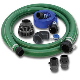 Pacer Pumps 58-0206 2 inch Water Pump Hose Kit with Fittings, Hoses, Couplers, Strainers, Discharge Elbow and Connectors