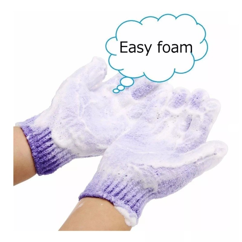 SM 3 Pares Guante Exfoliante Spa Baño Ducha