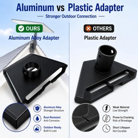 Compatible with Starlink Standard 4/4X/Gen 3 All-in-One Mount Kit: Heavy-Duty Outdoor Dish & Indoor Router Mount, Short Wall, Roof, and Pole Mount Compatible, Sturdy Accessories for Full Setup