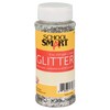 School Smart Craft Glitter, 4 Ounce Jar, Silver