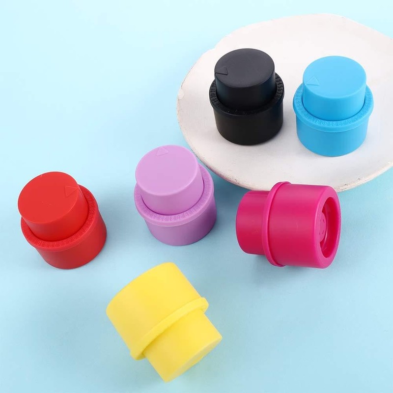 Kopida 2 Pcs Plastic Bottle Stopper, Soda Bottle Stopper, Reusable