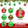 12 Pcs Christmas Tree Bulbs Ornaments, 2.4 Inch Red and