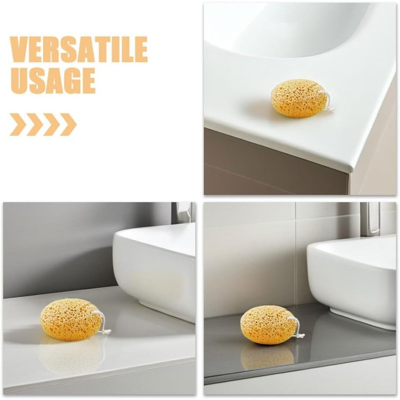 Esponjas de Ducha para Baño 4 Piezas, Poliuretano Panal