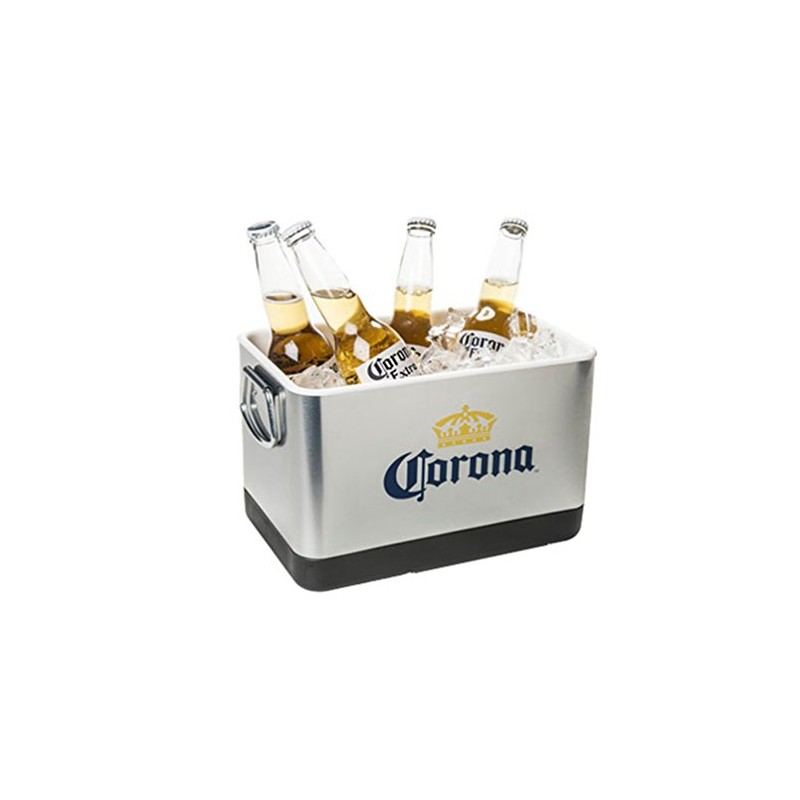 Corona Beer & Ice Bucket - Stainless Steel