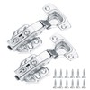 2 Pcs Kitchen Units Door Hinges, Soft Close Cupboard Wardrobe