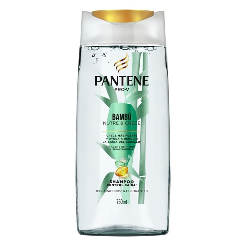 Pantene Shampoo de Bambú Nutre y Crece 750 ml