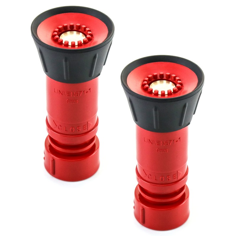 QWORK Fire Hose Nozzle, 1" Heavy Duty NPSH/NPT Thermoplastic Constant