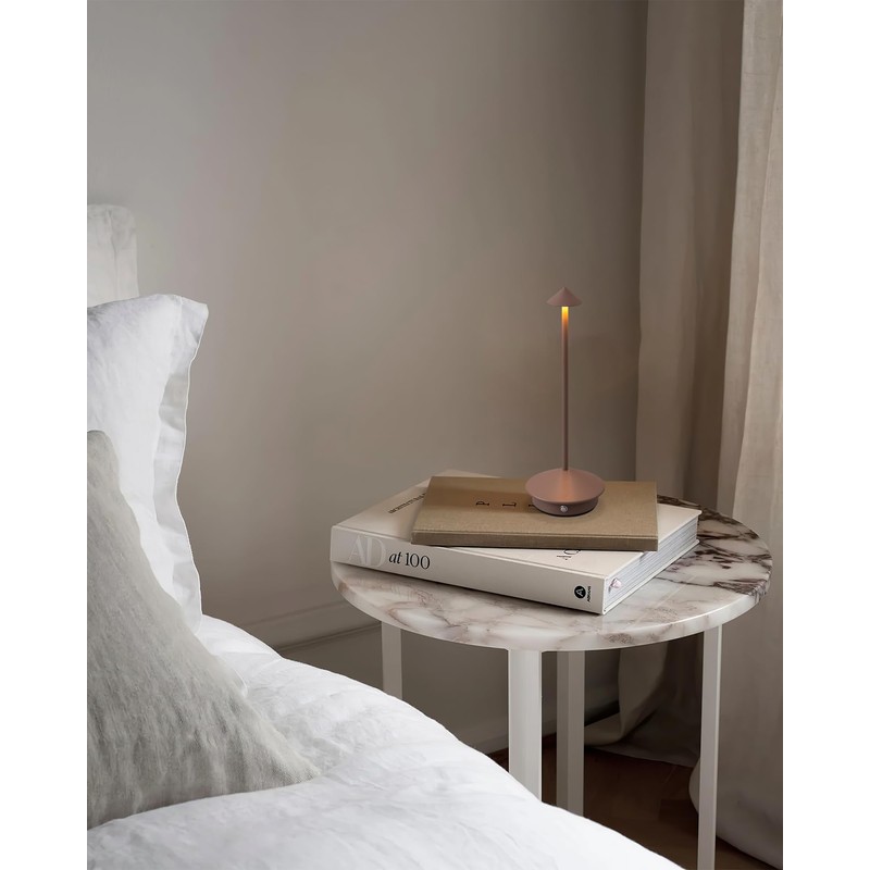 NEWSEE Modern Cordless Table Lamp Set of 2, Portable LED