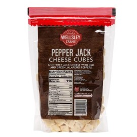 Wellsley Farms Pepper Jack Cheese Cubes, 2 lbs.