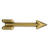 PinMart's Antique Gold Shooting Arrow Lapel Pin – 1 Piece