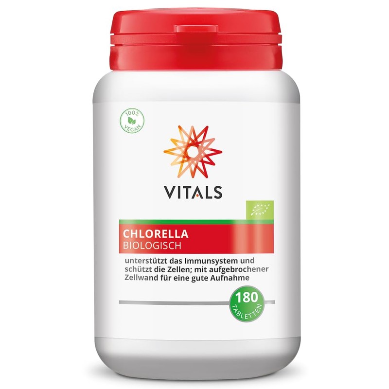 Vitals - Chlorella Organic 180 Tablets Organic Chlorella in Tablets