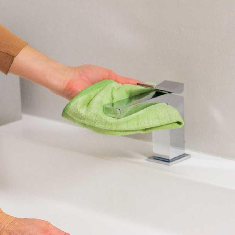 Flip-mex® Microfibre Cloth with Nano Silver Green - Size: 40