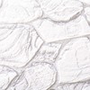 Dundee Deco 3D Wall Panels - White Grey Faux Stone