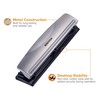 Bostitch Office 3 Hole Punch, 12 Sheet Capacity, Metal, Silver,