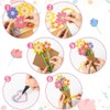 AIXXCUVQ Flower Cardboard Craft Kit Colorful Bouquets with Kids Flower