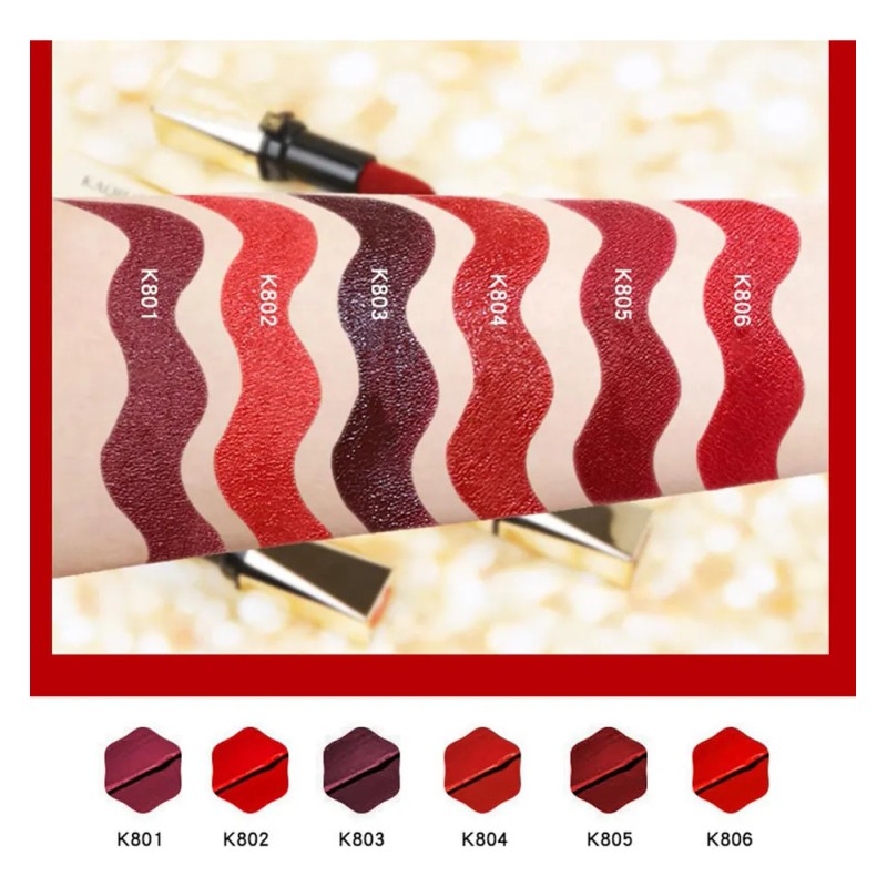 Brillo De Labios Mate Impermeable 2 En 1 Brillo De