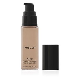 Inglot AMC Cream Foundation, Underlay with Natural Coverage, Highlighter Formula for a Radiant Complexion, Contains Vitamin E, Vegan, 30 ml: LW100