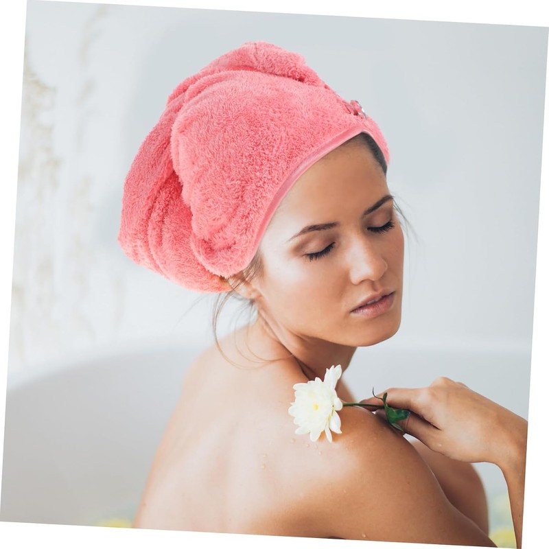 Toalla de Microfibra para Cabello Rápido Secado Gorro Absorbente para