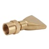 Fan Shaped Fountain Nozzle Copper Adjustable Uniform Water Spray Fan