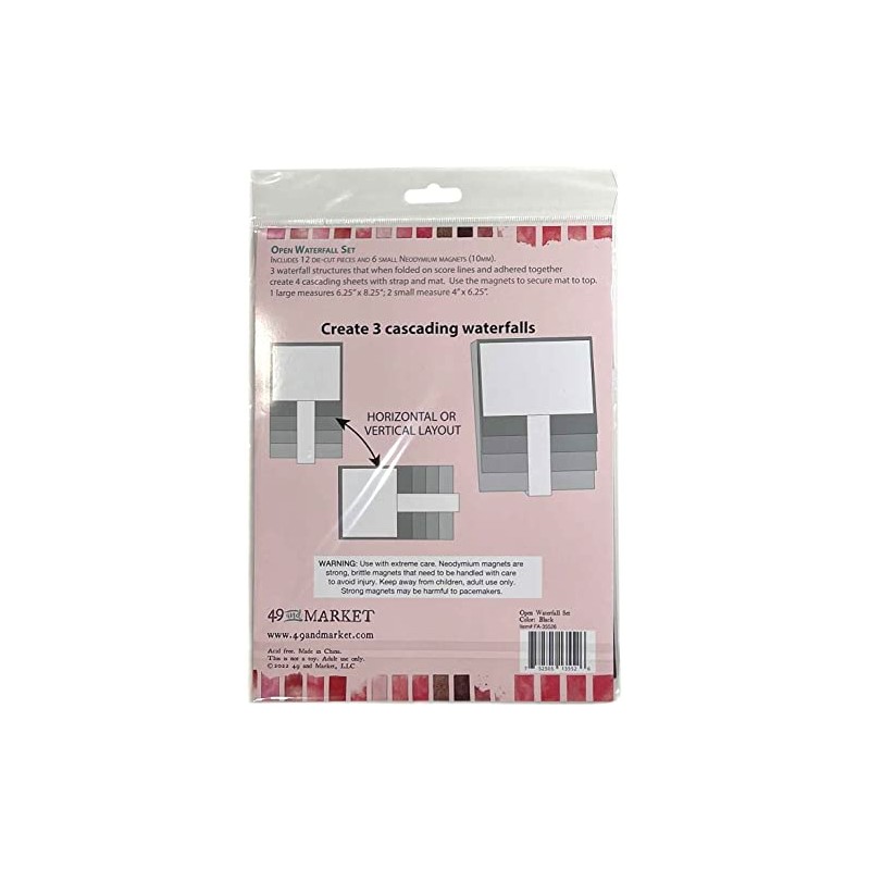 49 AND MARKET Black Open WATEFALL Set