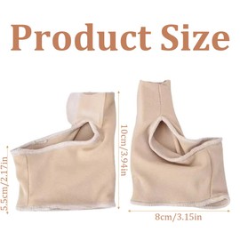 Hallux Valgus Toe Separator Correction, 2 Pairs Hallux Valgus Correction, Bunion Correction, Large Toe & Foot Toe Relief Forefoot Pads, for Men and Women, Flesh Colour, L (40-45)